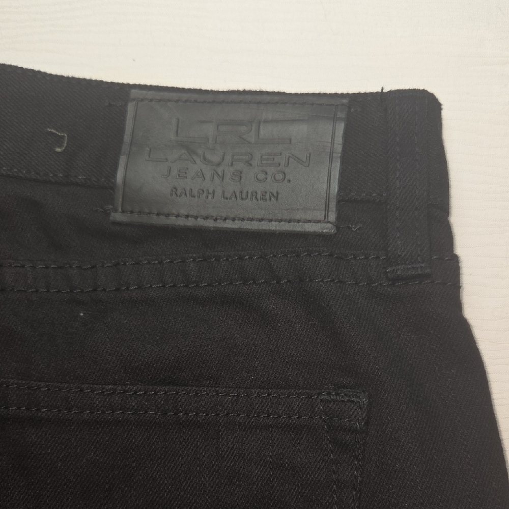 Ralph Lauren Black Denim Trousers - Picture 6 of 8